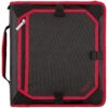 Five Star Zipper Binder, 2 Inch 3 Ring Binder, Expansion Panel, Durable, Black/Red/Gray (29052BE7) Black-red-gray 16 912xIC4R8GL