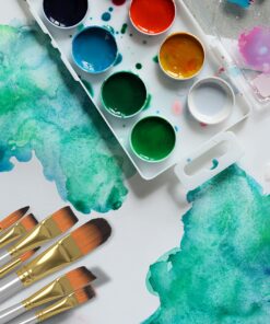 MyArtscape Paint Brush - Set of 15 Art Brushes for Watercolor, Acrylic & Oil Painting - Short Handles 19 912yCpRHK4L 1