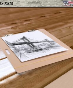 U.S. Art Supply 23" x 26" Artist Sketch Tote Board - Great for Classroom, Studio or Field Use 23"x26" 25 9133UPgtyiL