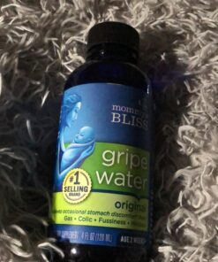 Mommy's Bliss Original Gripe Water, Infant Gas and Colic Relief, Gentle & Safe, 2 Weeks+, 4 Fl Oz (Pack of 2) 4 Fl Oz (Pack of 2) Gripe Water Original 31 9134W9D4n6L 1
