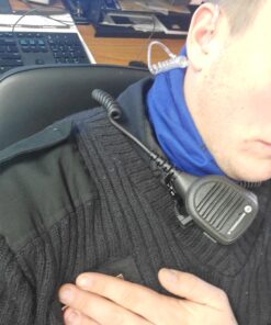 MaximalPower RHF 617-1N 3.5mm RECEIVER/LISTEN ONLY Surveillance Headset Earpiece with Clear Acoustic Coil Tube Earbud Audio Kit For Two-Way Radios, Transceivers and Radio Speaker Mics Jacks , Black 31 9134rusXOaL