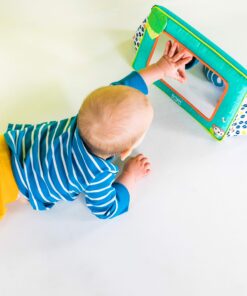 Bright Starts Sit and See Safari Floor Mirror Tummy Time Activity Toy, Ages Newborn + Multi Color 28 9138ttkLR2L