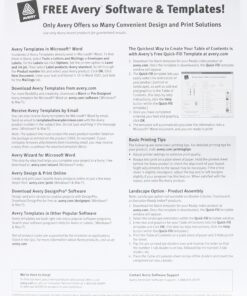 Avery A-Z Tab Dividers for 3 Ring Binders, Customizable Table of Contents, Multicolor Tabs, 1 Set (11125), 0.281 H x 11.0 L x 11.0 W Classic 14 9139WAVGX8L