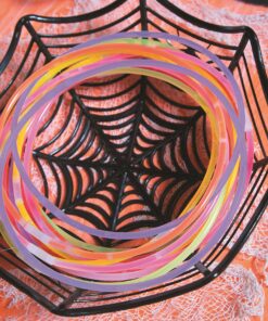 Fun Express Plastic Spider Web Spiderweb Halloween Candy Bowls - 3 Piece Set 1 12 913C53x4bL
