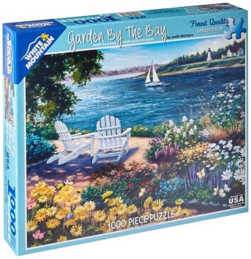 White Mountain Puzzles Garden By The Bay - 1000 Jigsaw Puzzle