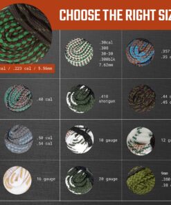 Ultimate Rifle Build Gun Snake - Reusable and Compact Gun Cleaning Rope .223, .22, 5.56mm 14 913Ff68q0sL