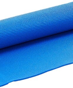 Spoga 1/4-Inch Anti-Slip Exercise Yoga Mat with Carrying Strap Dark Blue 8 913HDAGPqaL