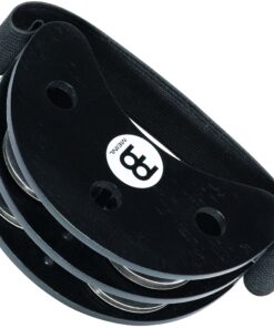Meinl Percussion Foot Tambourine with Stainless Steel Jingles-NOT Made in China-Accompaniment for Cajon Gigs, 2-Year Warranty, Black (FJS2S-BK) Foot Tap 7 913N0xDeaL