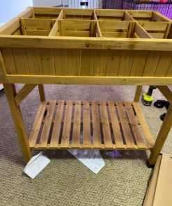 VegTrug 8 Pocket Herb Garden Brown 58 913QbQfEMJL