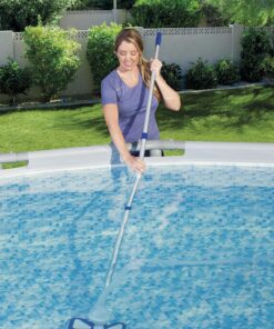 Bestway 58234 Above Ground Pool Cleaning & Maintenance Accessories Set Kit for Filter Pumps with a 530 GPH Flow Rate - Blue 1 pack 16 913T5U11UqL