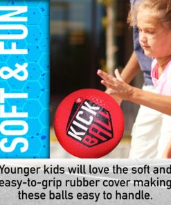 Franklin Sports Rubber Kickball Red 12 913U0ctnlwS