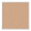 U Brands Cork Bulletin Board, 35 x 35 Inches, Silver Aluminum Frame (2877U00-01) 35'' x 35'' 17 913Val7NZHL
