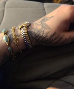 Timex Women's T21854 Pleasant Street Two-Tone Stainless Steel Expansion Band Watch 14 913Vz4DeHAL