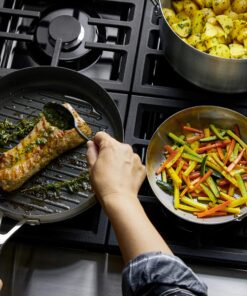 KitchenAid 3-Ply Base Stainless Steel Cookware Pots and Pans Set, 10 Piece, Brushed Stainless 33 913Z0CZNM8L