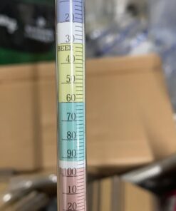 Brewer's Elite Hydrometer & Plastic Test Jar - for Home Brew Beer, Wine, Mead and Kombucha - Deluxe Triple Scale Set, Hardcase and Cloth - Specific Gravity ABV Tester Hydrometer & Plastic Test Jar Kit 45 913b Ys 6HL