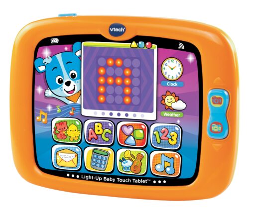 VTech Light-Up Baby Touch Tablet, Orange Standard Packaging