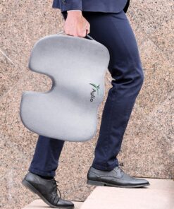 Seat Cushion for Desk Chair - Back Pain, Tailbone Relief, Coccyx, Butt, Hip Support - Ergonomic Office Chair Sciatica Car Pillow 35 913bbQkveYL