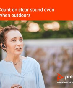 Poly Voyager 5200 Wireless Headset (Plantronics) - Single-Ear Bluetooth Headset w/Noise-Canceling Mic - Ergonomic Design - Voice Controls - Lightweight - Connect to Mobile/Tablet via Bluetooth 27 913dsUx PdL