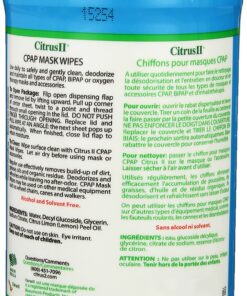 Citrus II Cpap Mask Wipes Qty: 62 Wipes - Pack of 3 4 913e3Wa5zhL