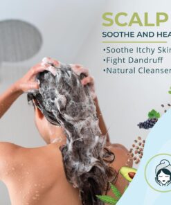 Zatural - Naked Neem - Neem Shampoo, Natural Soothing Scalp Shampoo (16oz Shampoo) 16 Fl Oz (Pack of 1) 12 913nSMVoHpL 1