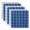 DII Basic Terry Collection Windowpane Dishcloth Set, 12x12, Blueberry, 6 Piece 61 913qJzUAFxL