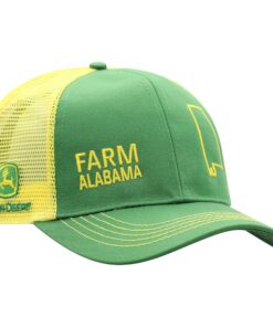 Alternative view of John Deere Farm State Pride Contrast Mesh Back Core Baseball Cap One Size Alabama