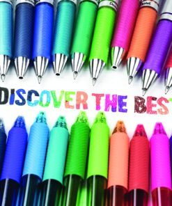 Pentel EnerGel-X Retractable Liquid Gel Pen (0.7mm) Metal Tip, Orange Ink, Box of 12 (BL107-F) 0.7mm 12 Count (Pack of 1) 22 913tzI680rL