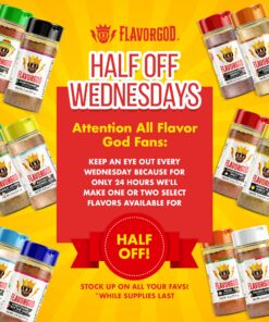 Everything Spicy Seasoning Mix by Flavor God - Premium All Natural & Healthy Spice Blend for Steak, Salad, Chicken, Dips & Vegetables - Kosher, Low Sodium, Dairy-Free, Vegan & Keto Friendly - Great Flavor Spices and Seasoning Gift Everything Spicy 17 913v5uanWKL 1