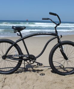 Firmstrong Bruiser Man Single Speed Beach Cruiser Bicycle Matte Black 19 inch / Large 10 913wgp0voNL