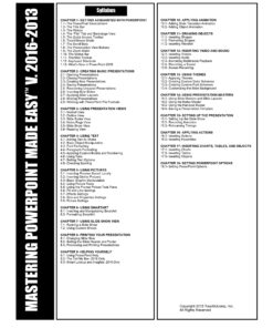 TEACHUCOMP Video Training Tutorial for Microsoft Office 2016 and 2013 DVD-ROM Course and PDF Manuals 15 913xSB t8fL