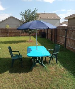 ONIVA - a Picnic Time Brand Outdoor Canopy Sunshade Beach Umbrella 5.5' - Small Patio Umbrella - Beach Chair Umbrella, (Navy Blue),822-00-138-000-0 Navy Blue 31 913xe8COi7L