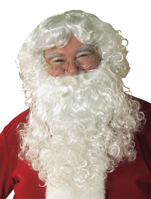 Rubie's Value Santa Beard And Wig Set One Size White