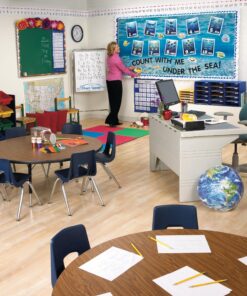 Pacon Classroom Keepers 30-Slot Mailbox, Blue (001318) 27 9143vY9PkML