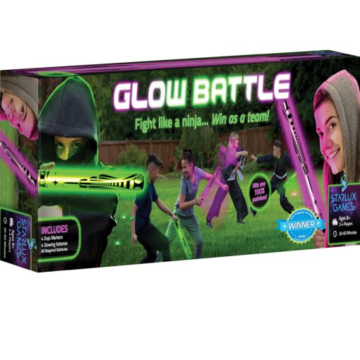 Ninja Toys Meet Samurai Swords in Glow Battle | Ninja Toys for Boys | Ages 8-12+, 2-4 Players | Kids Sword Game | Glow in The Dark Games | Glow Swords for Kids 8-12+ | A Thrilling Ninja Sword Game!