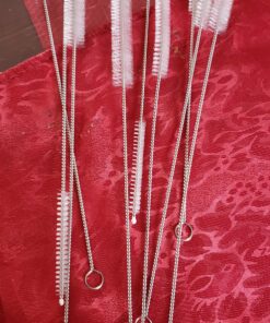 Hiware Drinking Straw Cleaner Brush Kit - (3-Size) 9-Piece Extra Long Pipe Cleaners, Straw Cleaning Brush For Tumbler, Sippy Cup, Bottle and Tube 37 91452CWVpNL