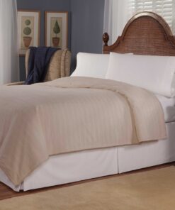 Alternative view of Perfect Fit SoftHeat - King Heated Blanket, Cozy & Plush Electric Blanket with Low-Voltage Technology and Auto Shut-Off (Beige, King) Beige