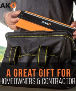 RAK Contour Gauge - Christmas Gifts for Dad - 10 Inch Edge Profile Measuring Tool with Lock - Adjustable Irregular Shape Outline of Flooring, Laying Tile, Woodwork, Construction - Stocking Stuffers 16 9149ufo4 lL