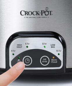 Crock-Pot 4-Quart Smart-Pot Programmable Slow Cooker, Silver 9 914B6OxJ9PL