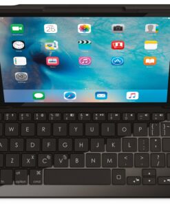 Alternative view of Logitech FOCUS Protective Case with Integrated Keyboard for iPad Mini 4, Black