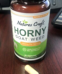 Horny Goat Weed for Male Enhancement - Extra Strength Horny Goat Weed for Men 1590mg Complex with Tongkat Ali Saw Palmetto Extract Panax Ginseng and Black Maca Root for Stamina & Energy - 30 Servings 60 Count (Pack of 1) 36 914F6U9WbyL 1