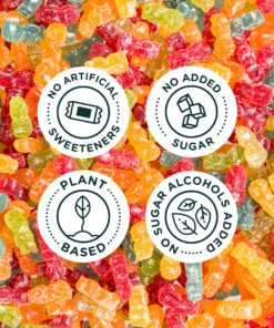 SmartSweets Sour Blast Buddies, 1.8oz (Pack of 12), Candy with Low Sugar (3g), Low Calorie (100), No Artificial Sweeteners, Plant-Based, Gluten-Free, Healthy Snack for Kids & Adults 1.8 Ounce (Pack of 12) 16 914Hc 67KtL 1