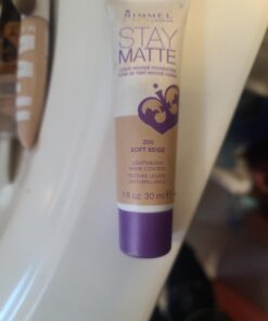 Rimmel London Stay Matte Liquid Mousse - 200 Soft Beige - Foundation, Lightweight, Shine Control, Oil-Free, 1oz 1 Fl Oz (Pack of 1) 36 914J8Y7NSZL