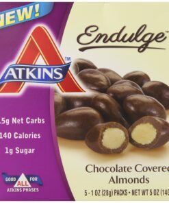 Atkins Endulge Almond Pieces, Chocolate,5 Count (Pack of 1) 12 914PGaHiQEL