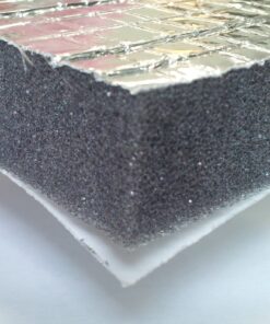 Alternative view of FatMat Hood-Liner 34" x 54" x 3/4" Thick Self-Adhesive Automotive Sound Deadening Hood Liner - Aluminum Face