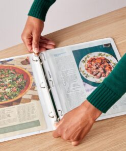 Amazon Basics 3-Ring Binder, 1-Inch - White, 4-Pack 1" 21 914XXkfNbUL