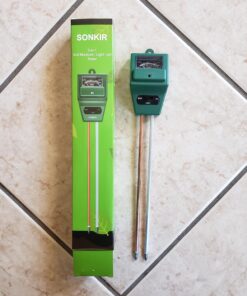 SONKIR Soil pH Meter, MS02 3-in-1 Soil Moisture/Light/pH Tester Gardening Tool Kits for Plant Care, Great for Garden, Lawn, Farm, Indoor & Outdoor Use (Green) 1 Pack 44 914jvC11C4L