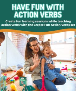 Action Verbs Flash Cards - 50-Piece Educational Flash Cards for Speech Therapy and Home Schooling - Thick and Durable Vocabulary Builder Flash Cards for Kids and Adults Volume 1 17 914kqmJc5ML