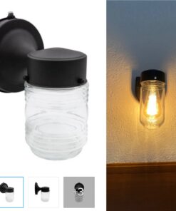 RAB Lighting GL100 100 Series Vaporproof Threaded Glass Globe, 150W Power, Individually Boxed, Clear 11 914qk9e9SjL