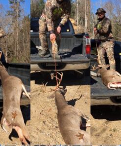 MULTUS Perfect Deer Drag Fast & Easy to use Durable Safety Reflective Orange Strap Compact Comfort Grip Handle Game Dragger and Hunting Gear 1 pack 14 914wH4SamL