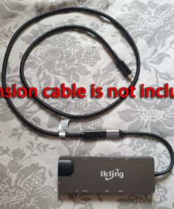 ikling USB C Hub, 9-in-1 USB C Adapter with 4K USB C to HDMI, VGA, Gigabit Ethernet, 100W PD, 2 USB-A 5 Gbps, MicroSD/SD Card Reader, USB C Dock for Most Type-C Devices 9 IN 1 HUB 65 914xILnuSDL